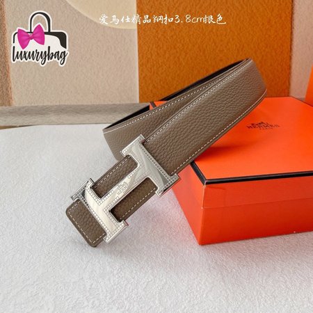 Hermes Brown Belt 3.8cm