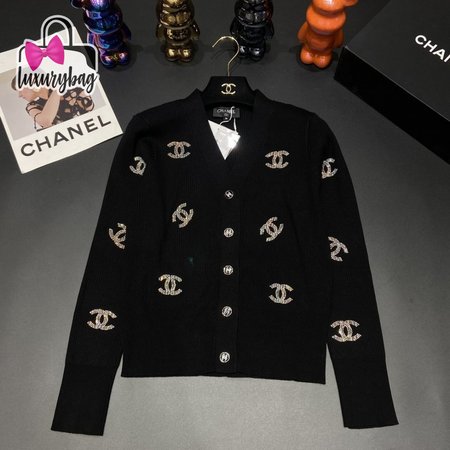 Chanel V-Neck Cardigan Sweater