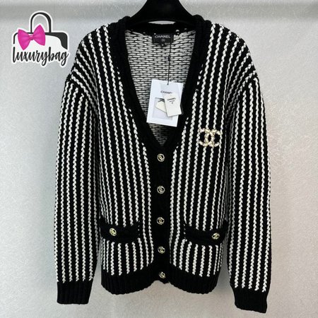 Chanel V-Neck Cardigan Sweater