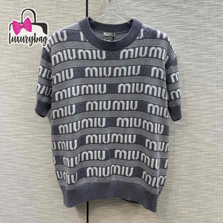 Miu Miu Knitted Short Sleeve