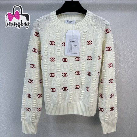 Chanel White Sweater