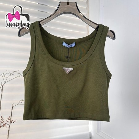 Prada Green Tank Top