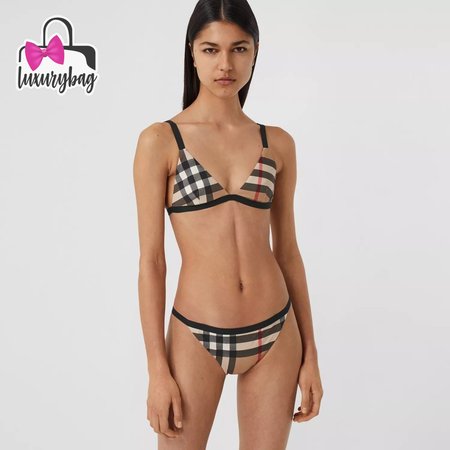 Burberry Streak Two-Piece Swimsuit