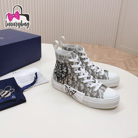 Dior And Shawn B23 High Top Bee Embroidery 35-45