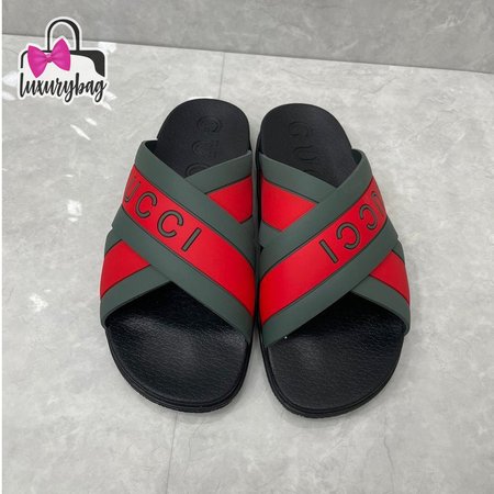 Gucci Web Slide Black Rubber 36-46