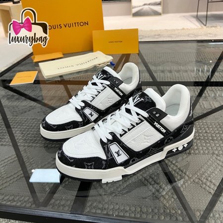 trainer white black sneaker