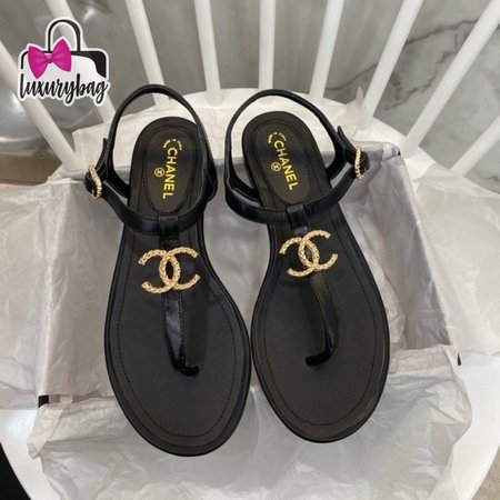 Chanel Leather Sandals