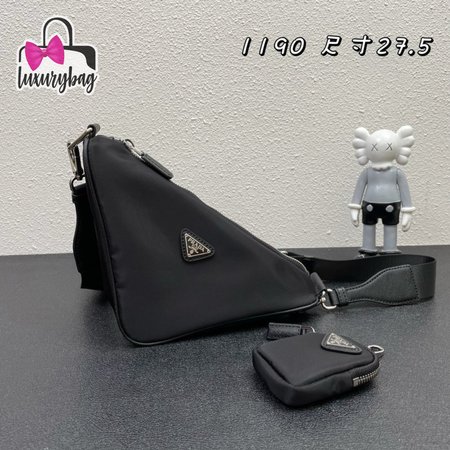 Prada Triangle Leather Bag