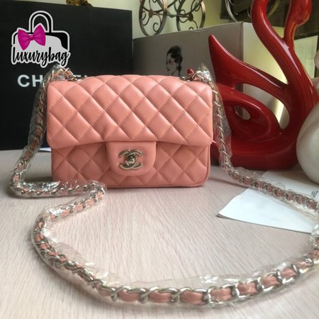 Chanel Classic Flap Double C Mini Sachet Original Pink