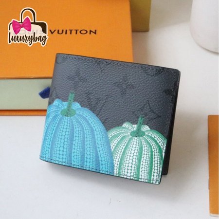 slender wallet pumpkin print