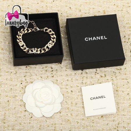 Chanel Gold and Diamond Bracelet