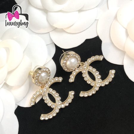 Chanel Pearl CC Earrings