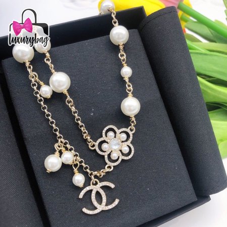 Chanel Pearl CC Necklace