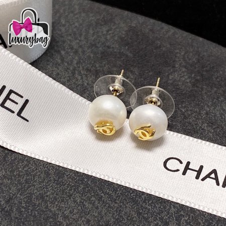 Chanel Platinum Fashion Earrings