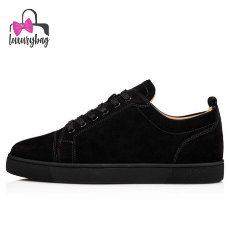 Christian Louboutin Black Louis Junior Sneakers