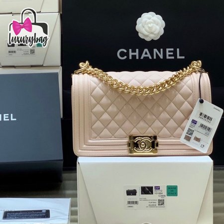 Chanel Boy Flap Quilted Diamond Bag