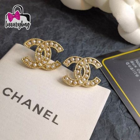 Chanel Pearl Earrings