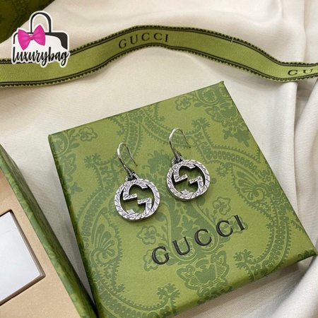 Gucci Interlocking G Dangle Drop Earrings