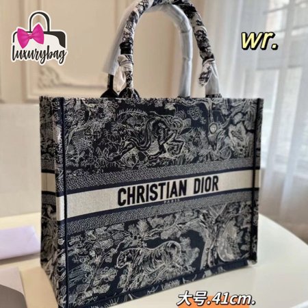 Large Dior Book Tote