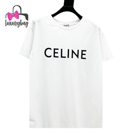 Celine Loose T-Shirt In Cotton Jersey