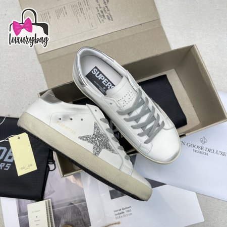 Golden Goose Super-Star Glitter Sneaker