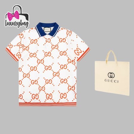 Gucci Baby GG Cotton Polo Shirt