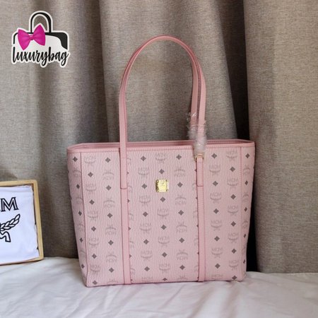 MCM Visetos Toni Shopper Tote