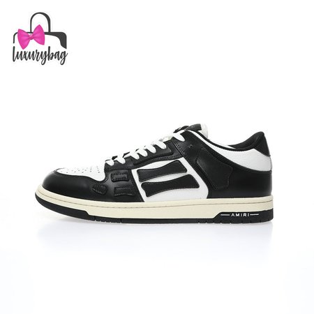 Amiri Skel Top Low Black White Sneaker