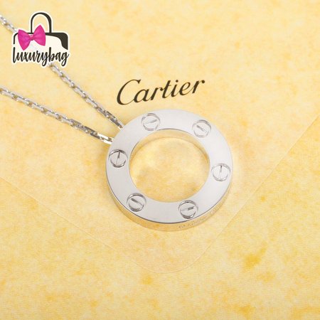 Cartier Love Necklace - 18k White Gold