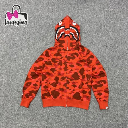 Bape Hoodie Shark Camo Print