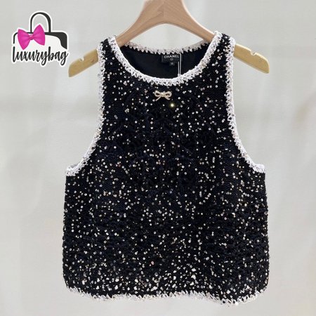 Chanel Retro Sequined Tank Top