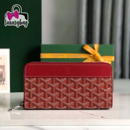 Goyard Matignon Wallet GM Red