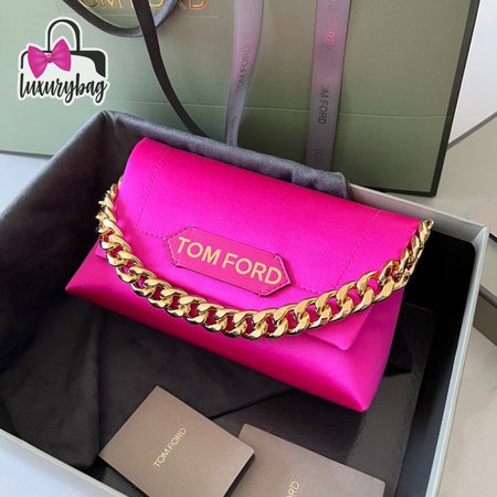 Tom Ford Satin Label Mini Chain Bag