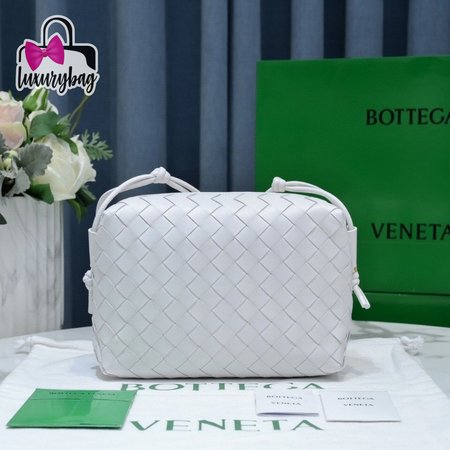 Bottega Veneta Loop Camera Bag Bone