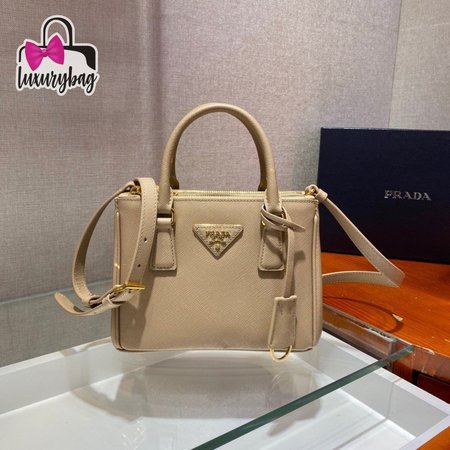 Prada Galleria Saffiano Leather Mini-Bag Yellow 1BA906