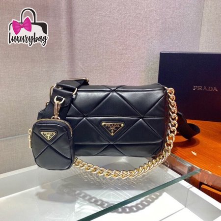 Prada Shoulder Bags Black 1BD292