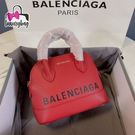 Balenciaga Ville XXS Handbag In Red