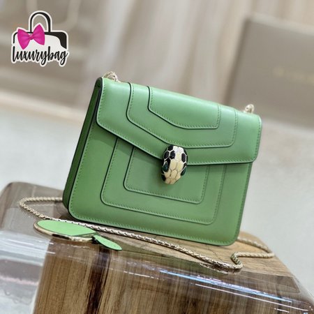 Bvlgari Serpenti Forever Crossbody Bag Green 34560