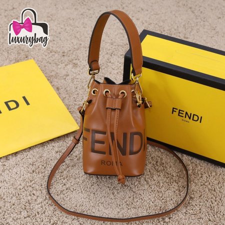 Fendi Mon Tresor Brown Leather Mini-Bag 8BS010AC9LF0QVK