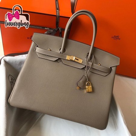 Hermes Birkin 30 Etoupe Togo Birkin Gold Taupe Bag