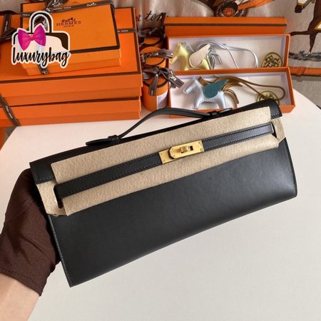 Hermes Kelly 31cm Swift 89 Black