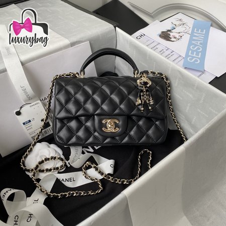 Chanel Mini CF Handle AS243?1 Black