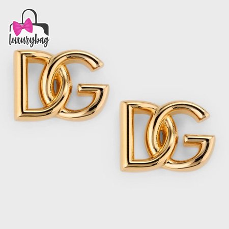 Dolce&Gabbana Logo Stud Earrings