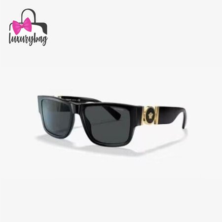 Versace Squared Medusa Medallion Sunglasses