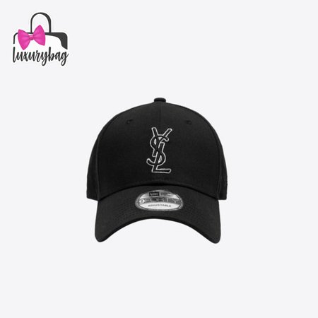 YSL New Era Cassandre Cap In Canvas