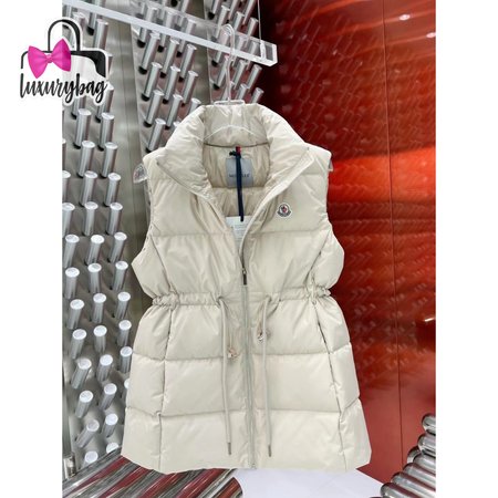 Moncler Gerardmer Down Vest In White