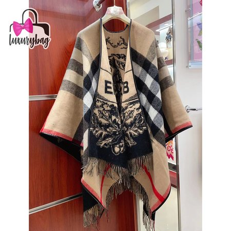 Burberry Cashmere Poncho Shawl