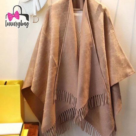 Fendi Reversible Cape Shawl