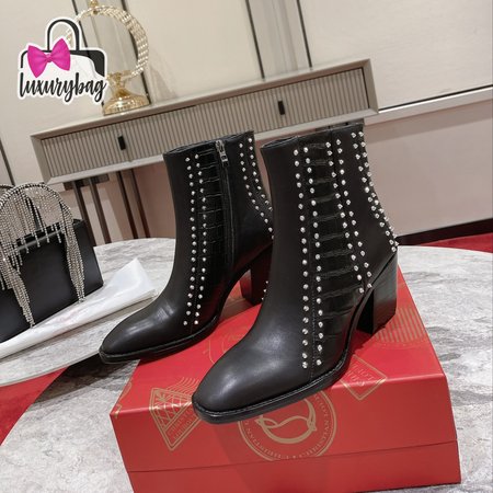 Christian Louboutin Studded Ankle Boots