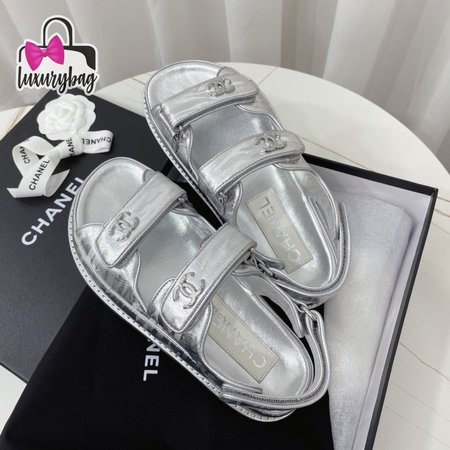 Chanel Sandal Silver 35-39